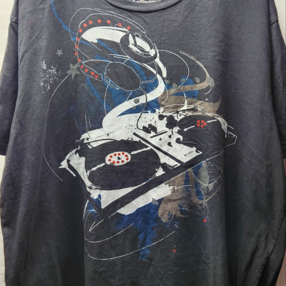 Re-Gen Tee Size L Black DJ Short Sleeve T-Shirt B28